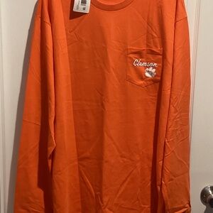 NWT Ladies Champion LS Clemson Tigers - Size XXL - Graphic Pocket Tee